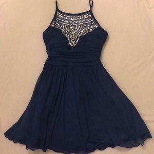 ROYAL BLUE B. DARLINS HOMECOMING DRESS